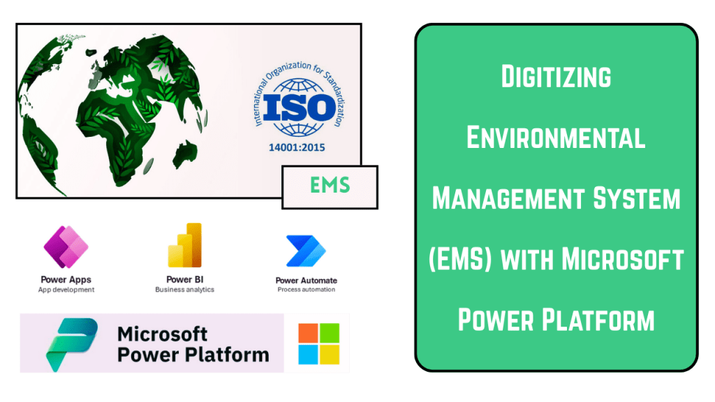 Digitizing Your EMS – ISO 14001 with Microsoft Power Platform